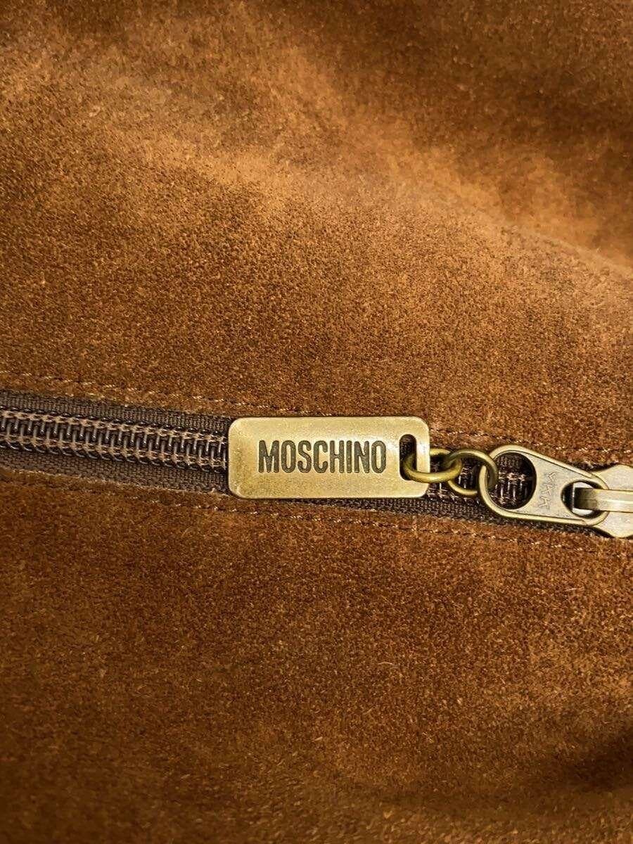 MOSCHINO CHEAP & CHIC Shoulder Bag Suede BRW 5
