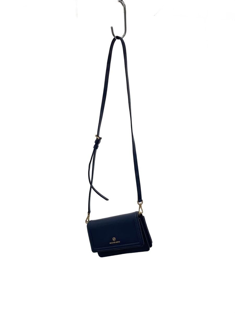 MICHAEL KORS Jet Set Charm Sm Phone Cro Shoulder Bag Leather NVY Solid 32S