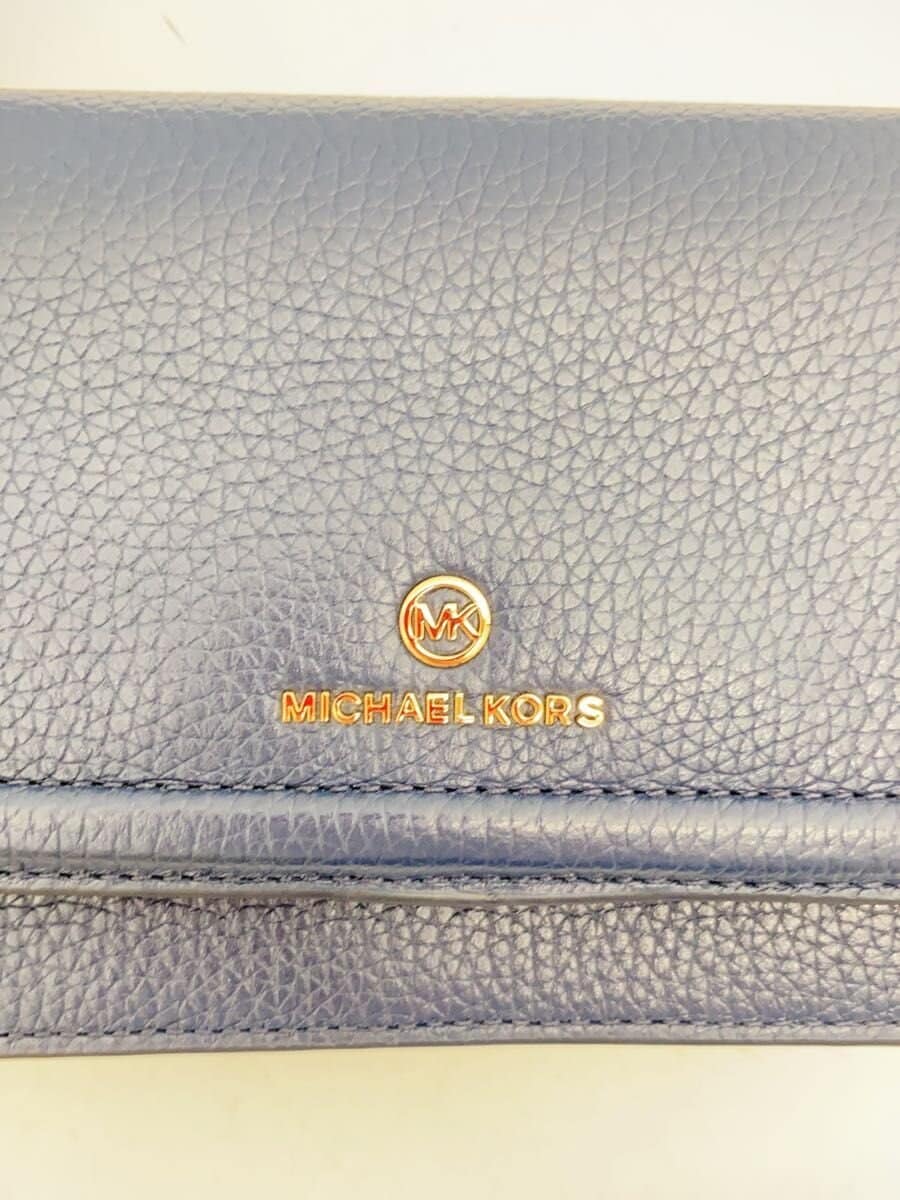 MICHAEL KORS Jet Set Charm Sm Phone Cro Shoulder Bag Leather NVY Solid 32S 4