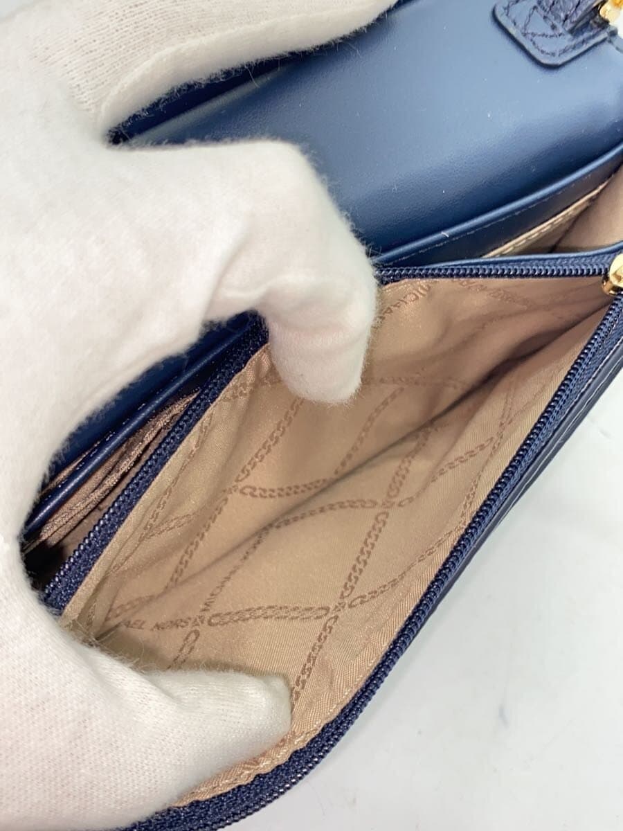 MICHAEL KORS Jet Set Charm Sm Phone Cro Shoulder Bag Leather NVY Solid 32S 6