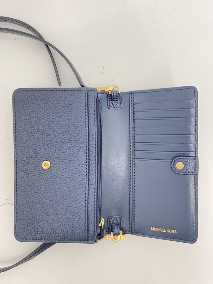 MICHAEL KORS Jet Set Charm Sm Phone Cro Shoulder Bag Leather NVY Solid 32S 7