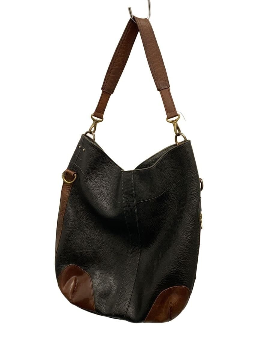 NOLLEY’S Shoulder Bag Leather BLK Solid