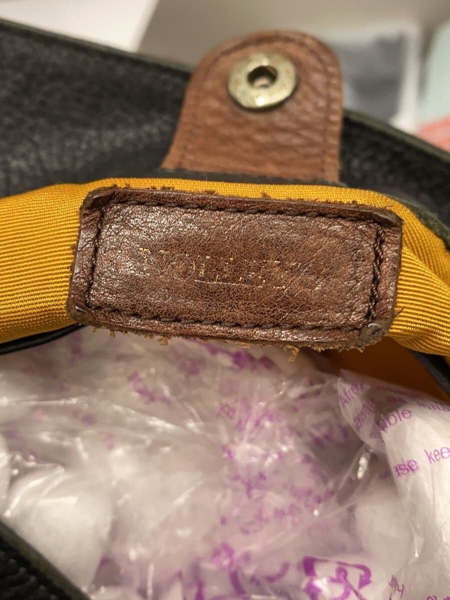 NOLLEY’S Shoulder Bag Leather BLK Solid 5