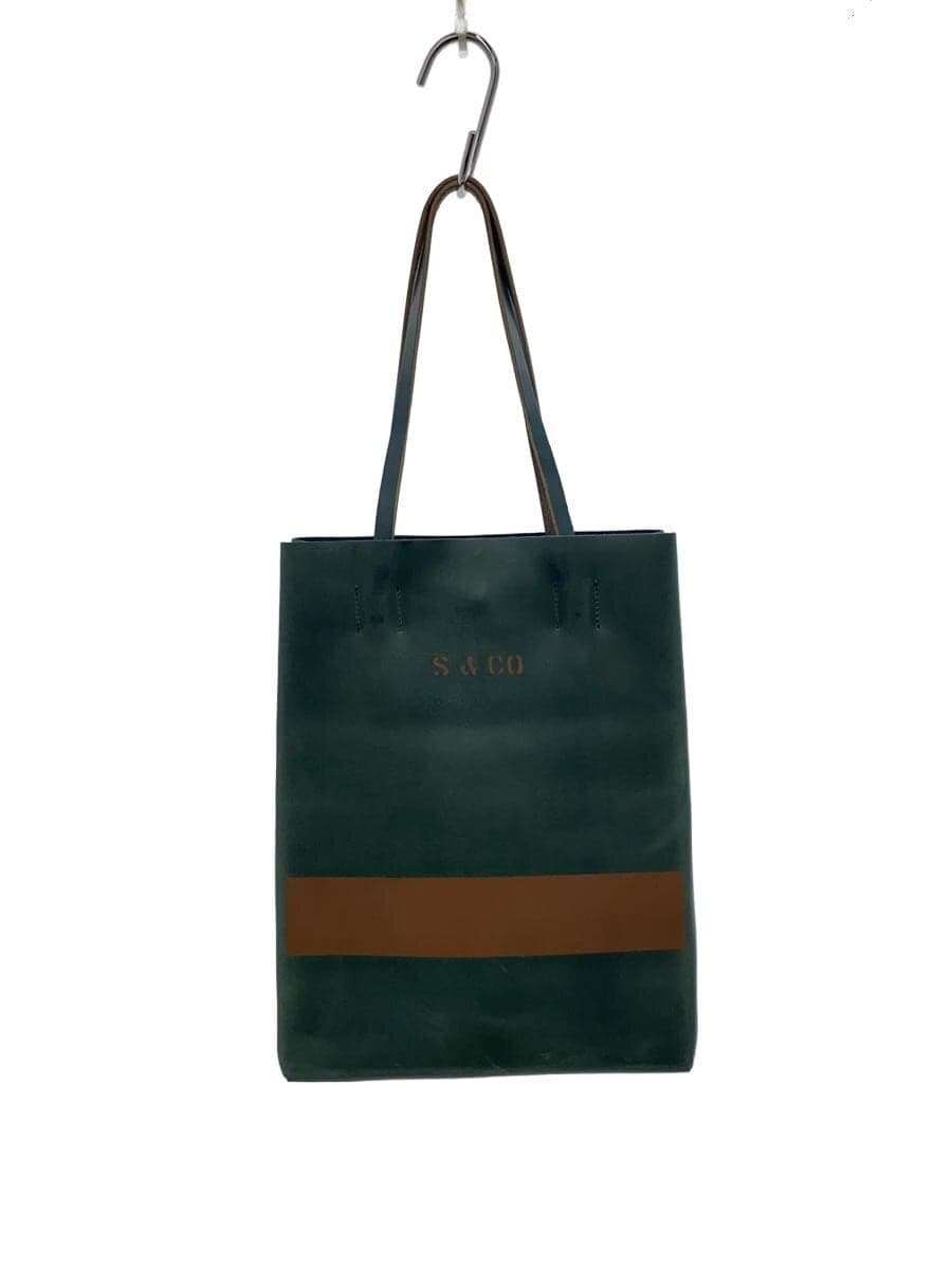 SLOW&CO Tote Bag Leather GRN