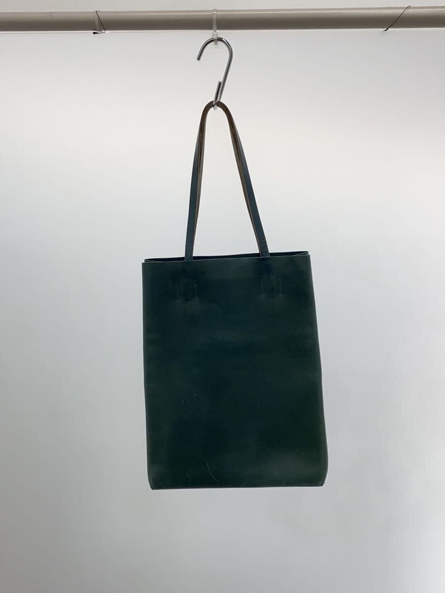 SLOW&CO Tote Bag Leather GRN 2