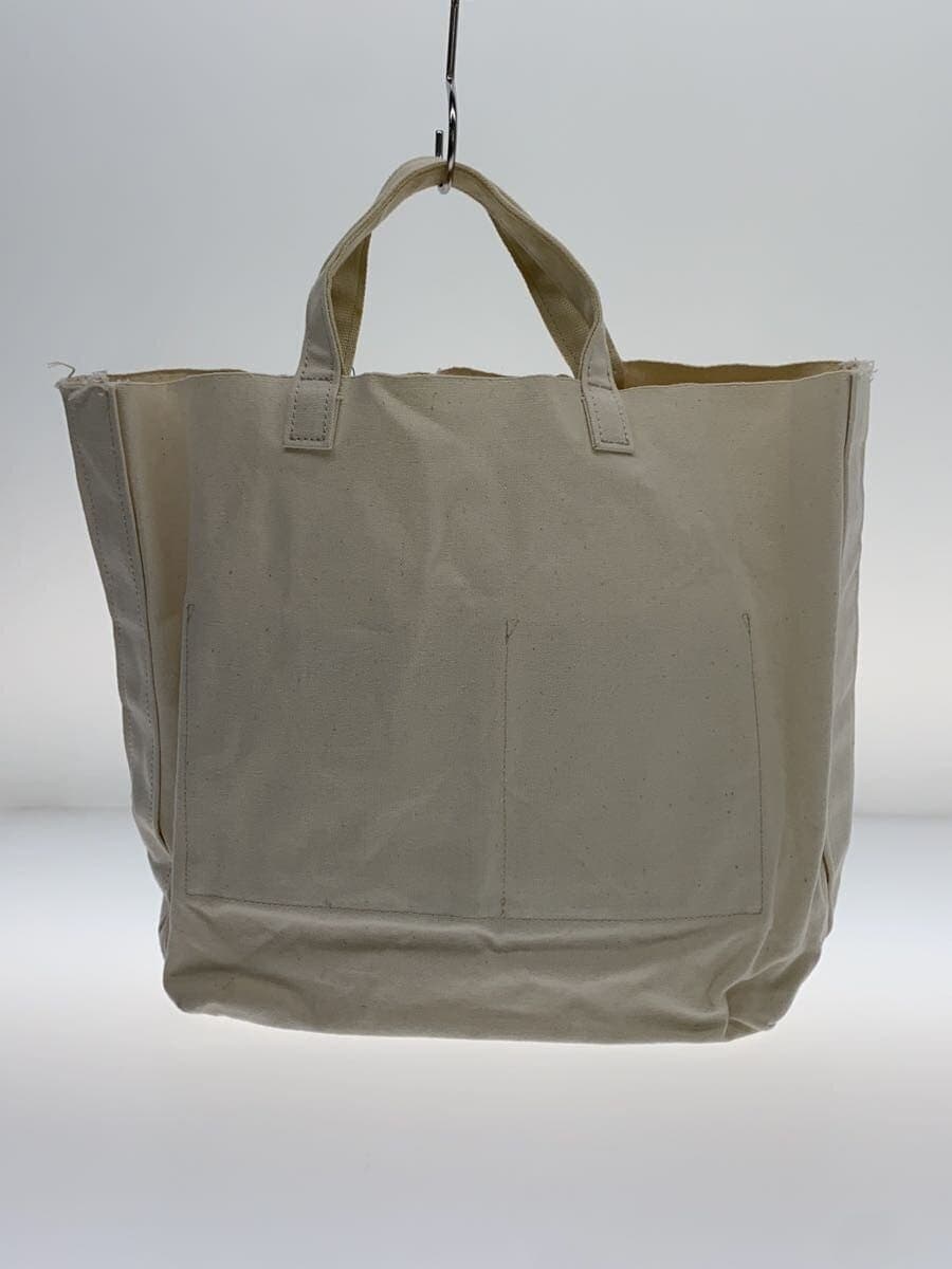 SLOW&CO Tote Bag Canvas White 3