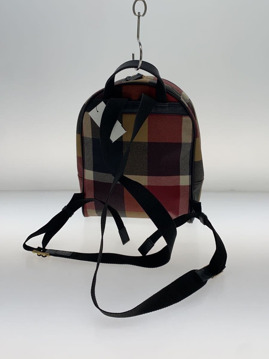 BLUE LABEL CRESTBRIDGE Backpack -- RED Check 55134-421-16 3
