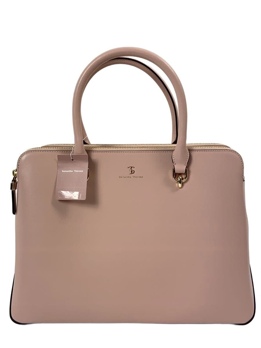 Samantha Thavasa With Tag Simple Square Handbag Handbag Leather PNK Solid 2410150242