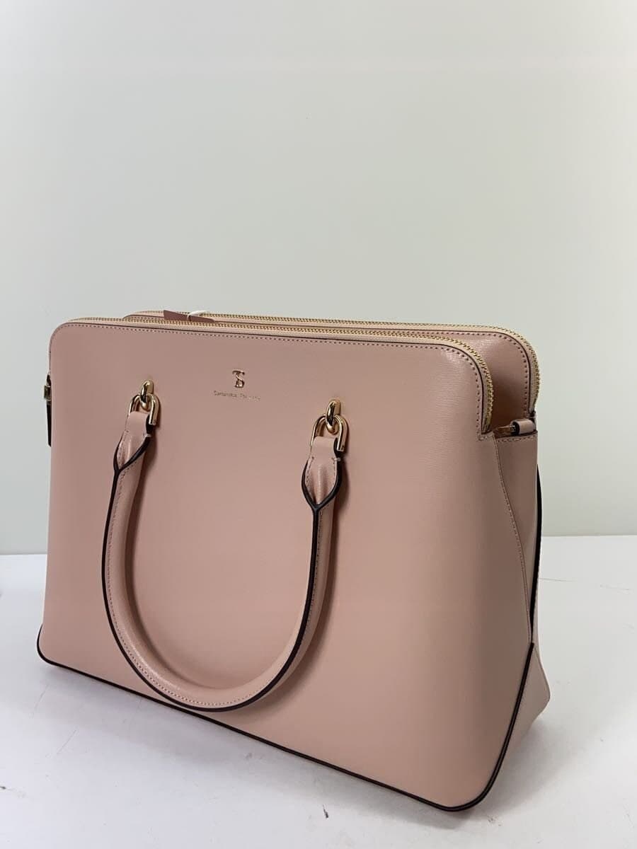 Samantha Thavasa With Tag Simple Square Handbag Handbag Leather PNK Solid 2410150242 2