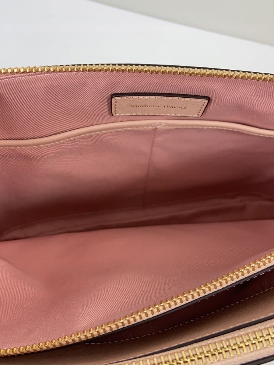 Samantha Thavasa With Tag Simple Square Handbag Handbag Leather PNK Solid 2410150242 6