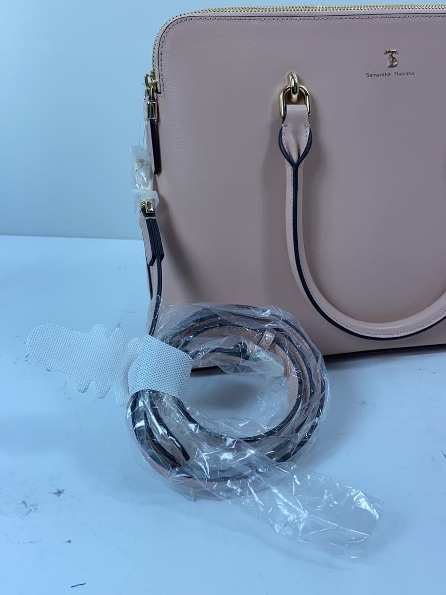 Samantha Thavasa With Tag Simple Square Handbag Handbag Leather PNK Solid 2410150242 7