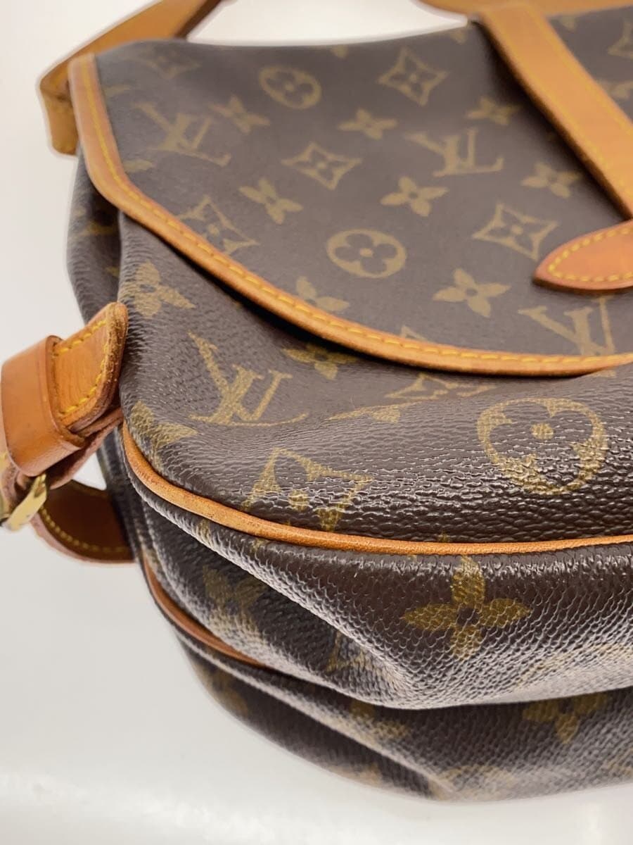 LOUIS VUITTON1)Saumur 30_Monogram Canvas PVC BRW 7