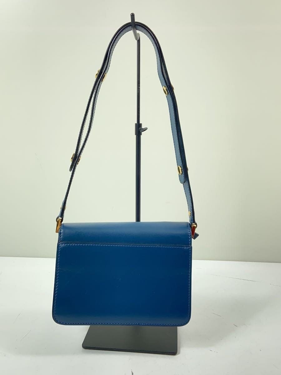 MARNI Shoulder Bag Leather BLU Solid SBMPS01U00 3