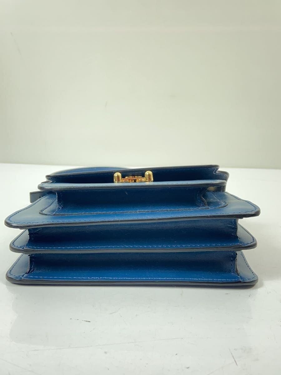 MARNI Shoulder Bag Leather BLU Solid SBMPS01U00 4