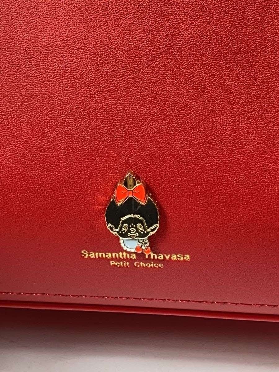 Samantha Thavasa With Tag 「Monchhichi 」Collection Bag Charm Handbag Faux Leather RED 9