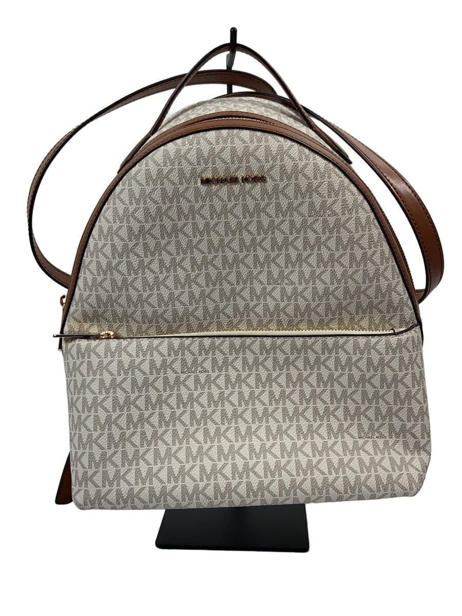 MICHAEL KORS Backpack Canvas CRM All-over Print 35F3G6HB6B