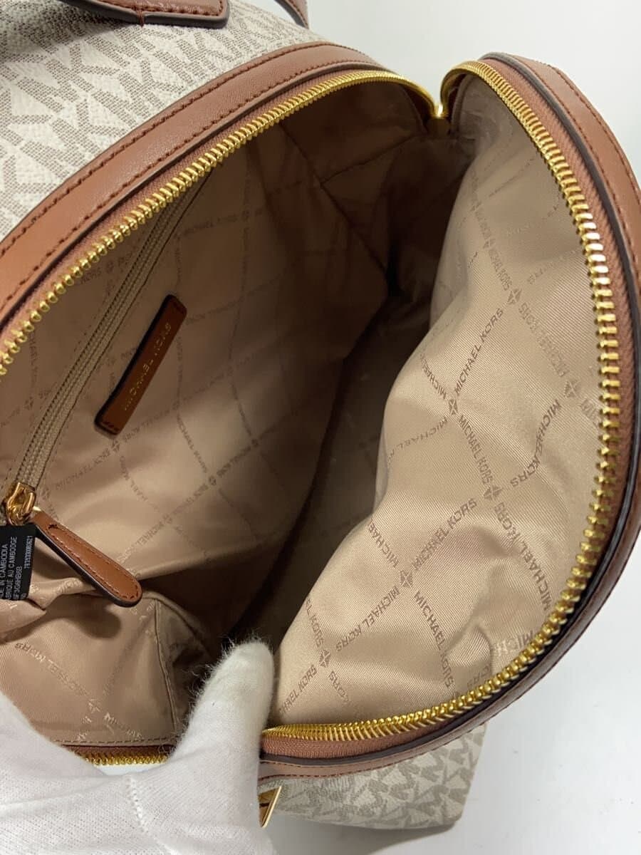 MICHAEL KORS Backpack Canvas CRM All-over Print 35F3G6HB6B 6