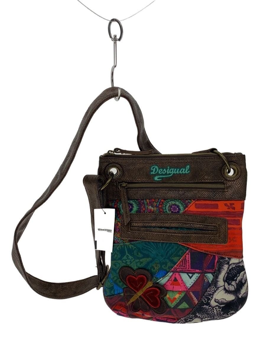 Desigual Shoulder Bag Polyester Multicolor All Over Pattern 57X51T0