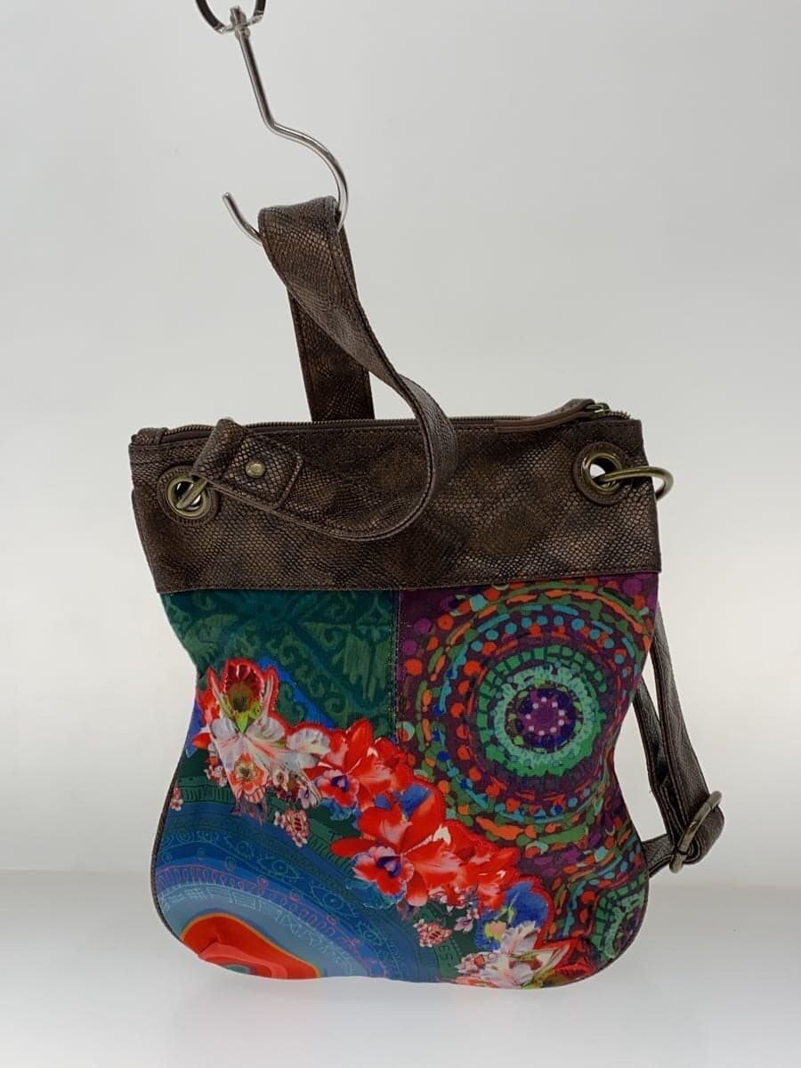 Desigual Shoulder Bag Polyester Multicolor All Over Pattern 57X51T0 3