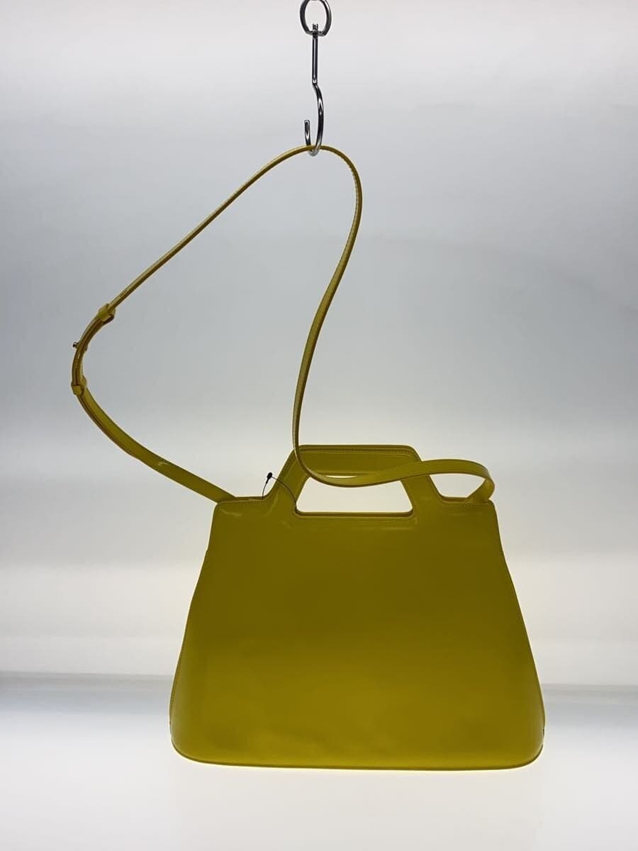 Salvatore Ferragamo shoulder bag leather YLW 3