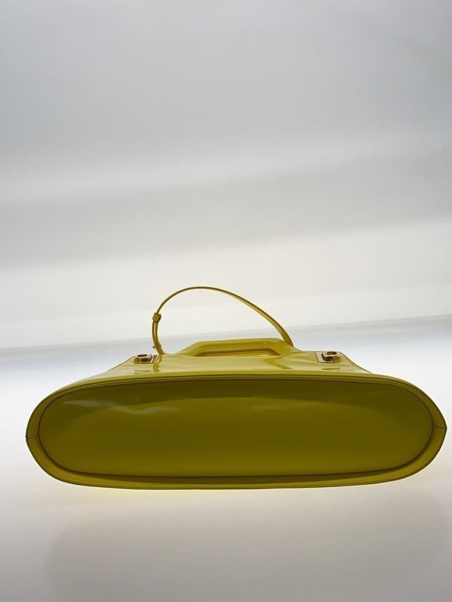 Salvatore Ferragamo shoulder bag leather YLW 4