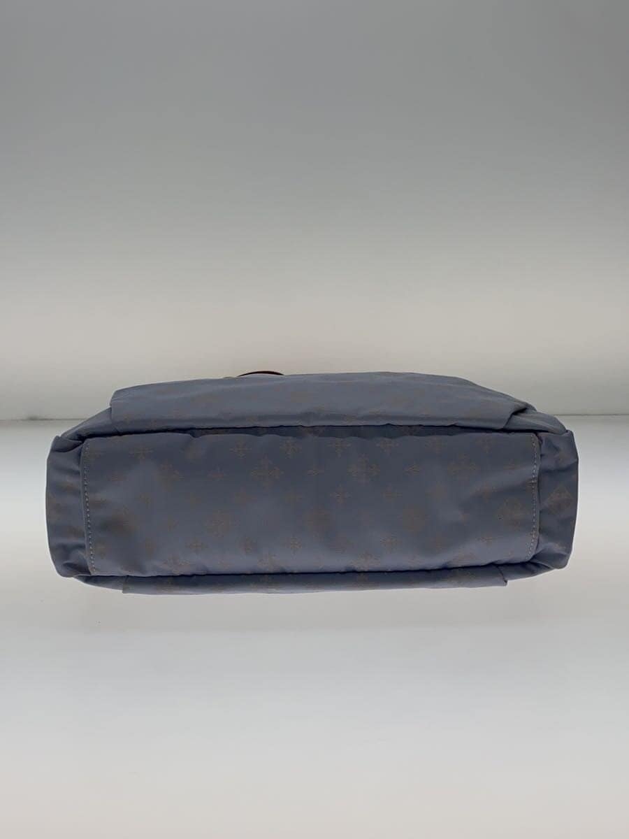 russet Shoulder Bag Nylon BLU All Over Pattern 4