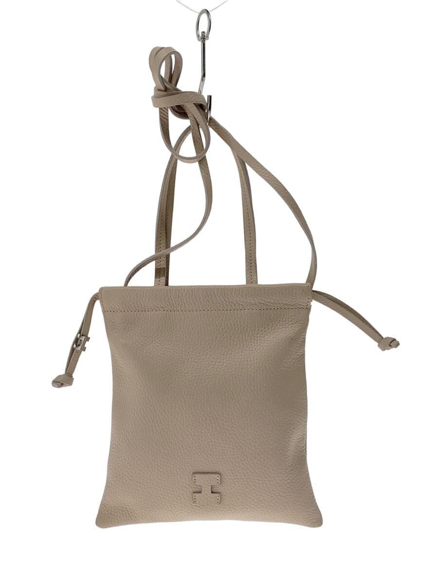 IACUCCI Shoulder Bag Leather BEG