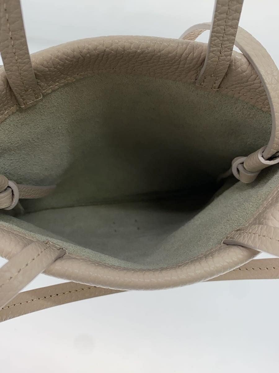 IACUCCI Shoulder Bag Leather BEG 6