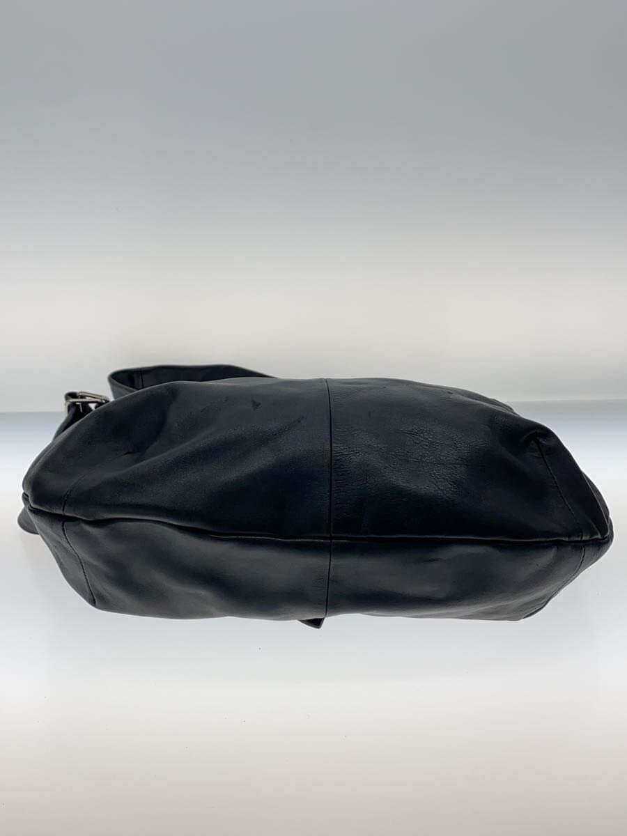 Other Brand ONE. Shoulder Bag Leather BLK 4