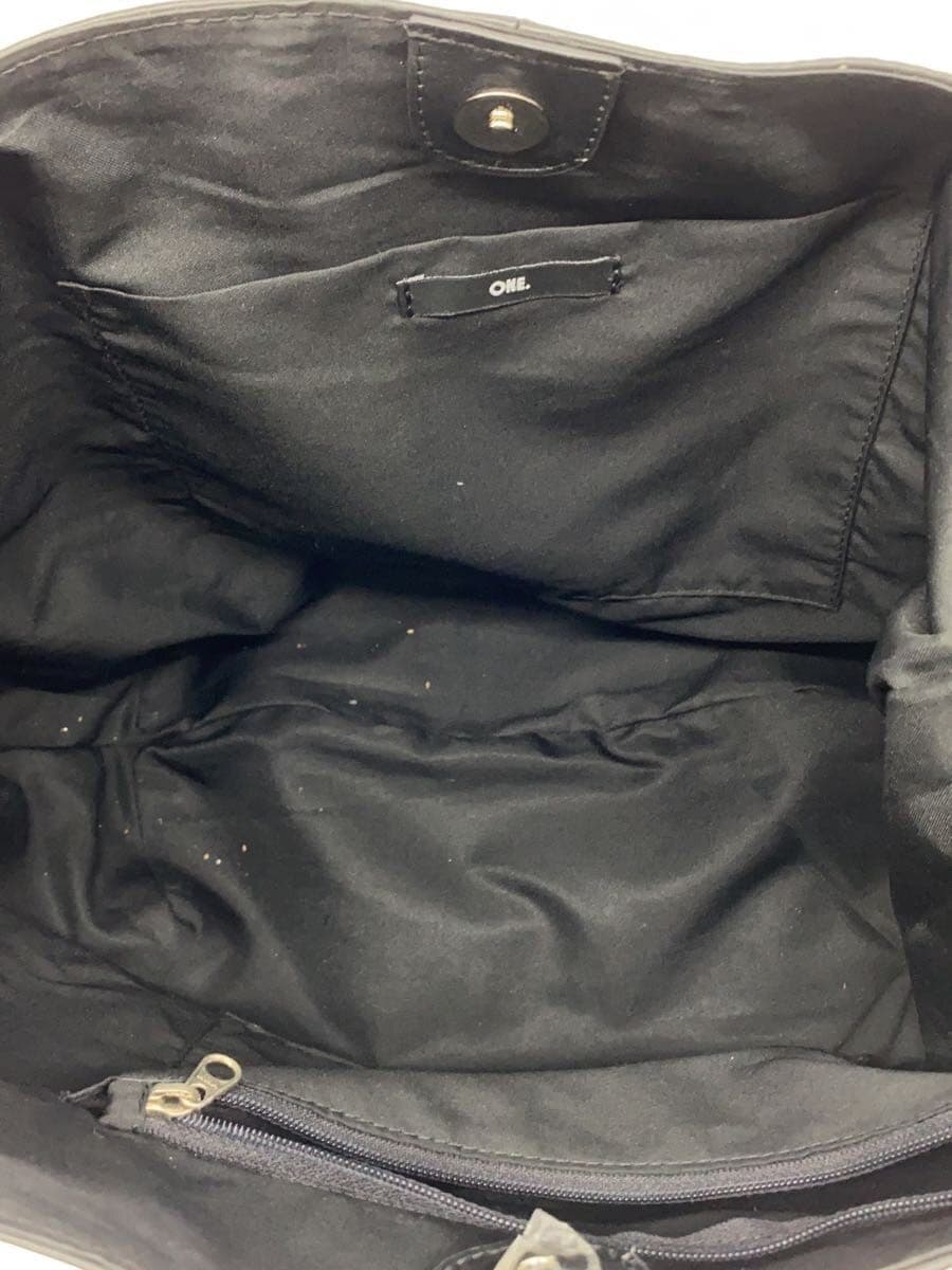 Other Brand ONE. Shoulder Bag Leather BLK 6