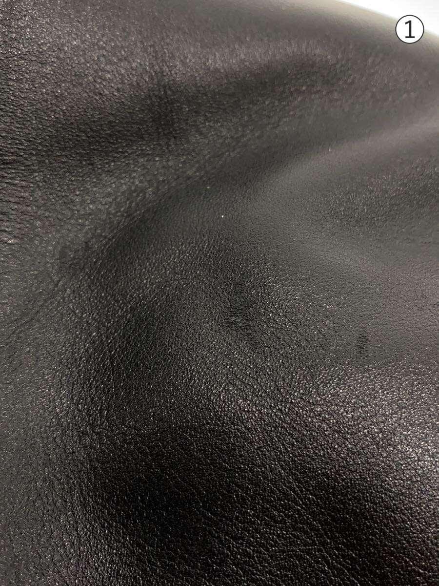 Other Brand ONE. Shoulder Bag Leather BLK 7