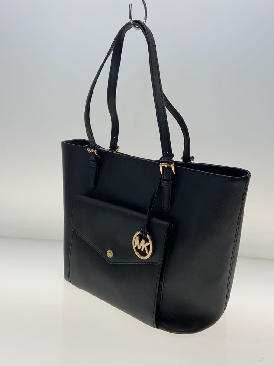MICHAEL KORS Tote Bag Leather BLK 2