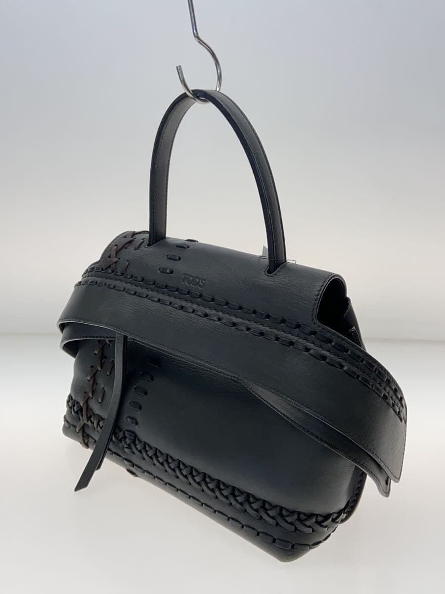 TOD’S Handbag Leather GRY 2