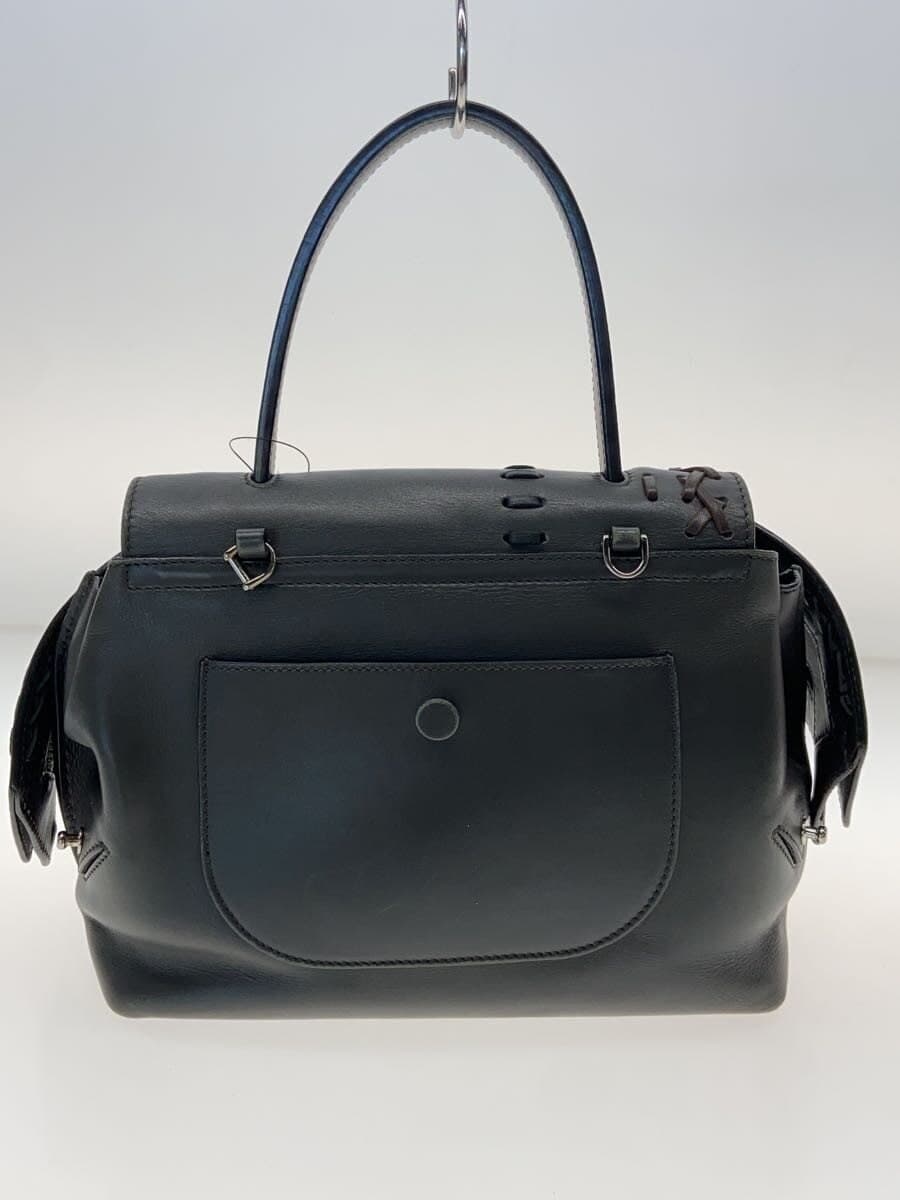 TOD’S Handbag Leather GRY 3