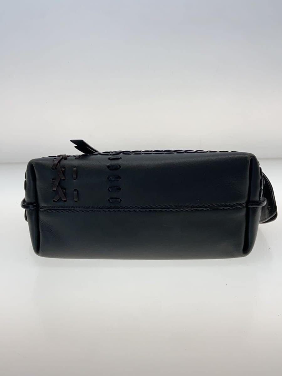 TOD’S Handbag Leather GRY 4