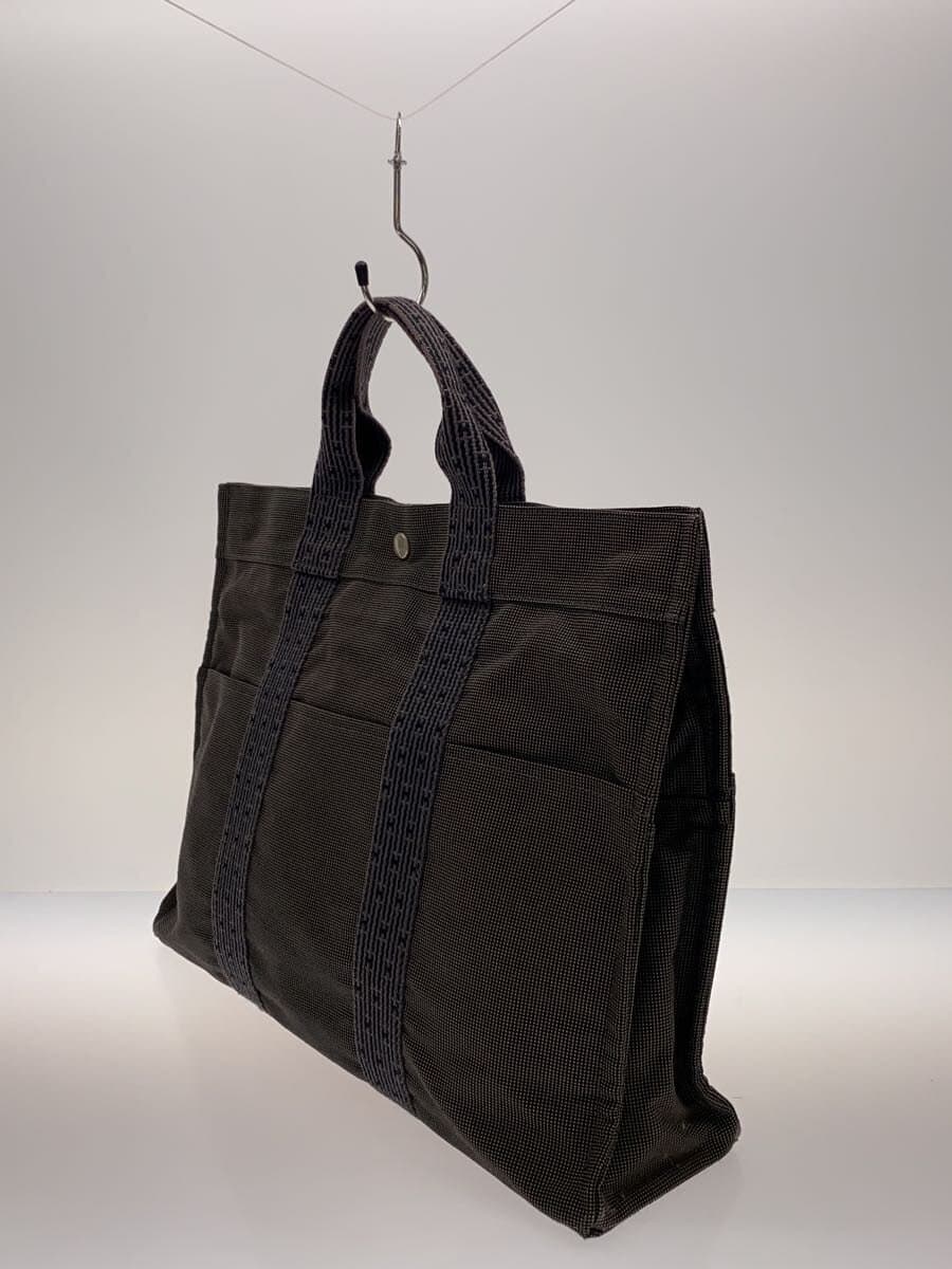 HERMES tote bag polyester GRY 2