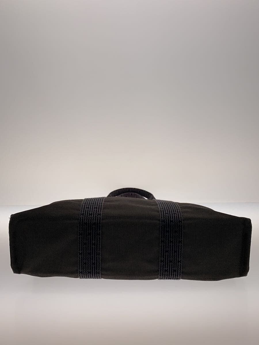 HERMES tote bag polyester GRY 4