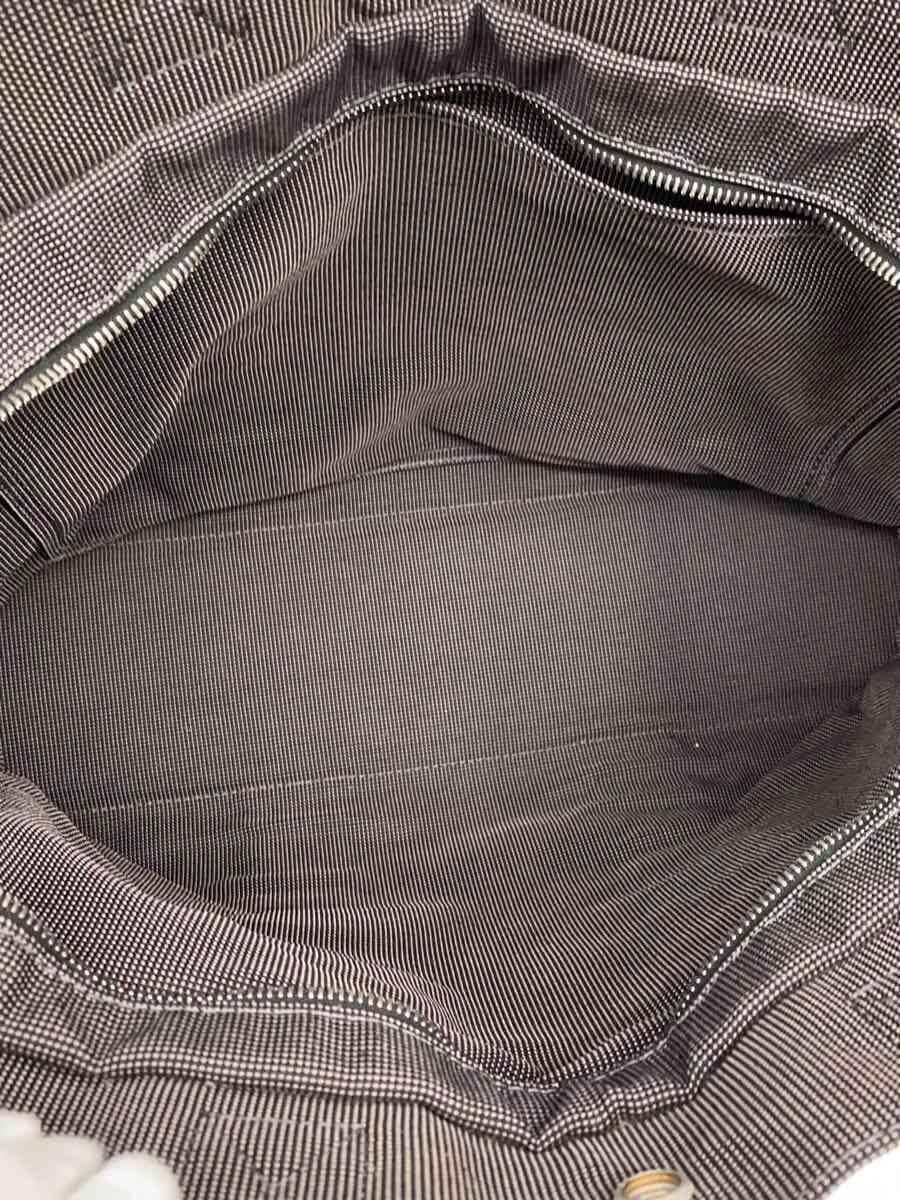 HERMES tote bag polyester GRY 6