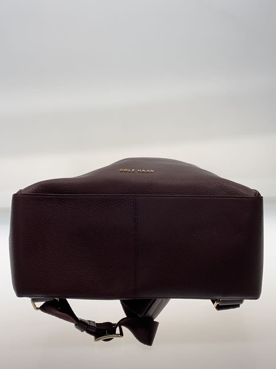 COLE HAAN Backpack Leather Burgundy U04937 4