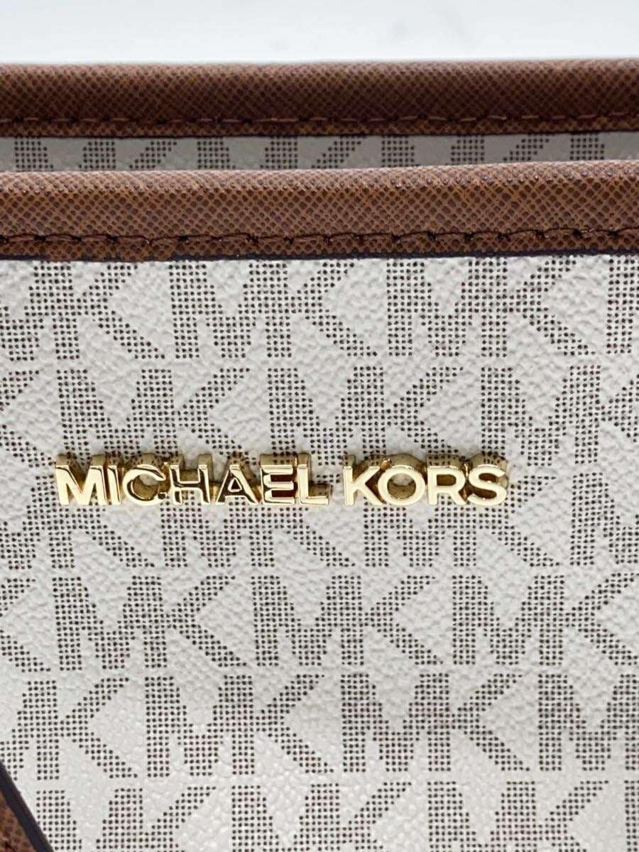 MICHAEL KORSJET SET TRAVEL TOTE BAG Tote Bag PVC WHT All Over Pattern 35T9GTVT1V 5