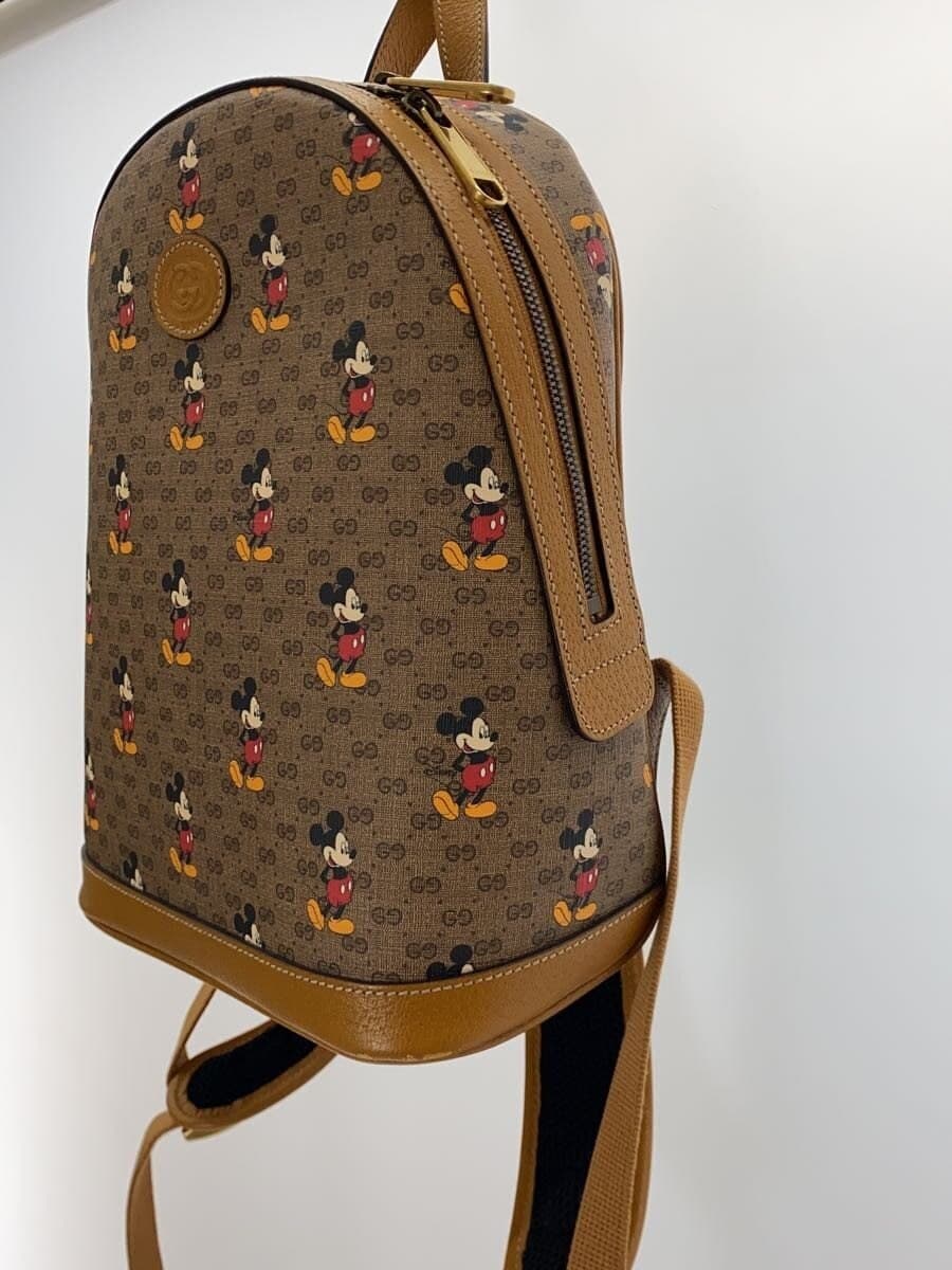 GUCCIDISNEY GG Supreme Backpack BRW All Over Pattern 552884 2