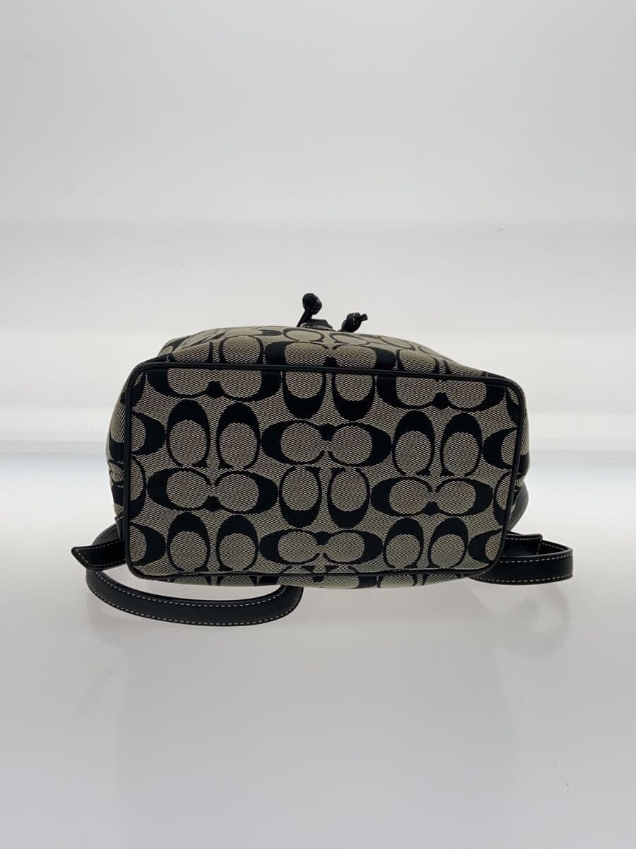 COACH Signature Backpack BLK All Over Pattern 6613 4