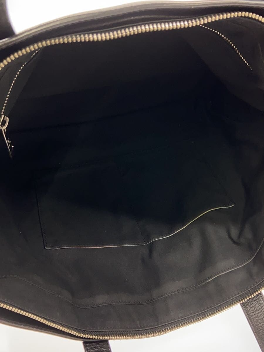 Paul Smith Tote Bag Leather BLK Solid 6