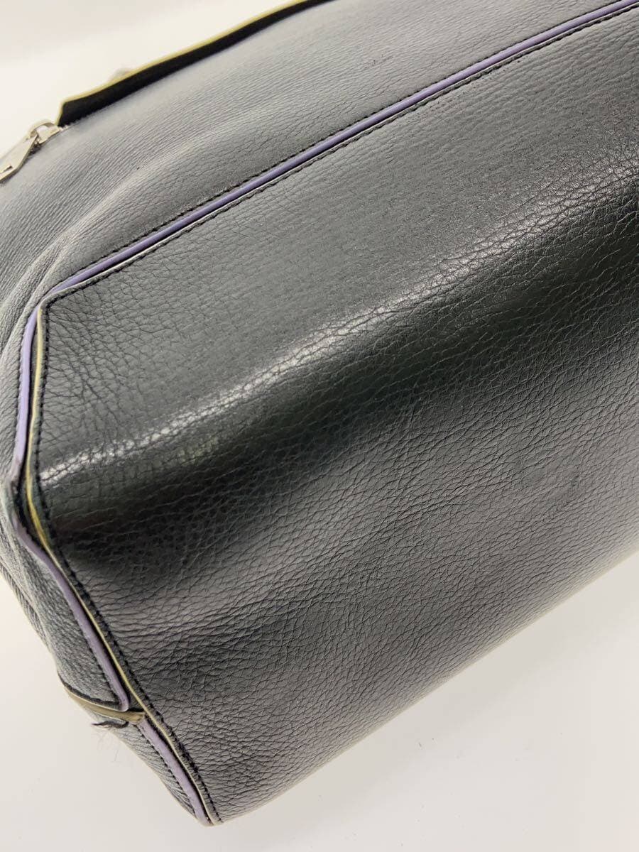 Paul Smith Tote Bag Leather BLK Solid 7