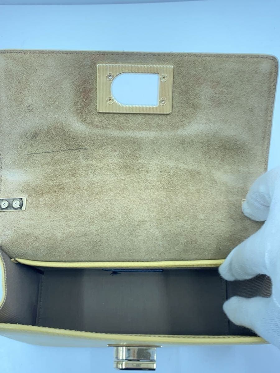 FURLA1927 Mini Crossbody Corner Wear Hardware Wear Shoulder Bag Leather YLW 7