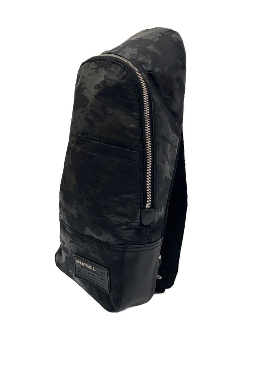 DIESEL shoulder bag -- BLK all-over pattern 2