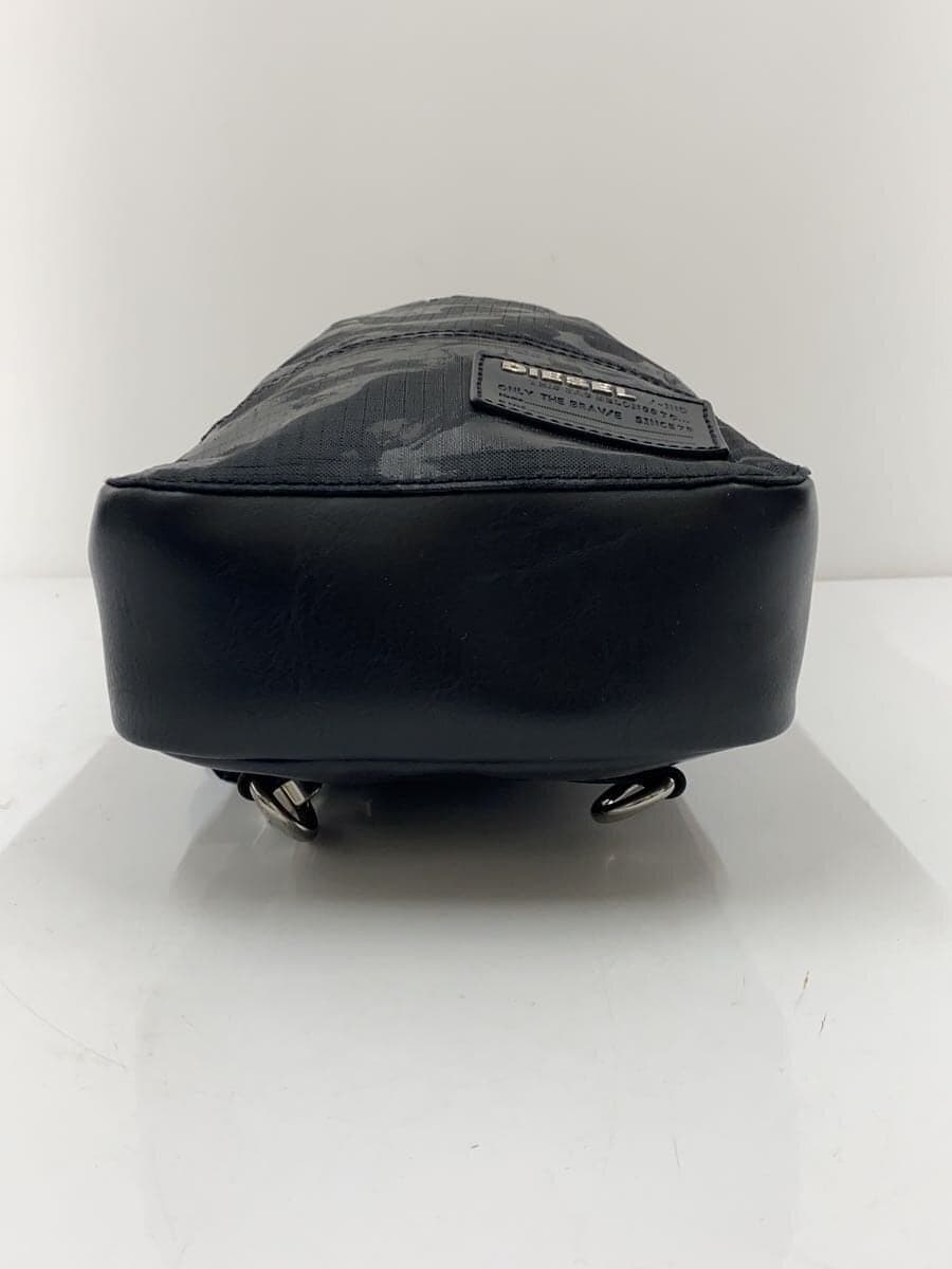 DIESEL shoulder bag -- BLK all-over pattern 4