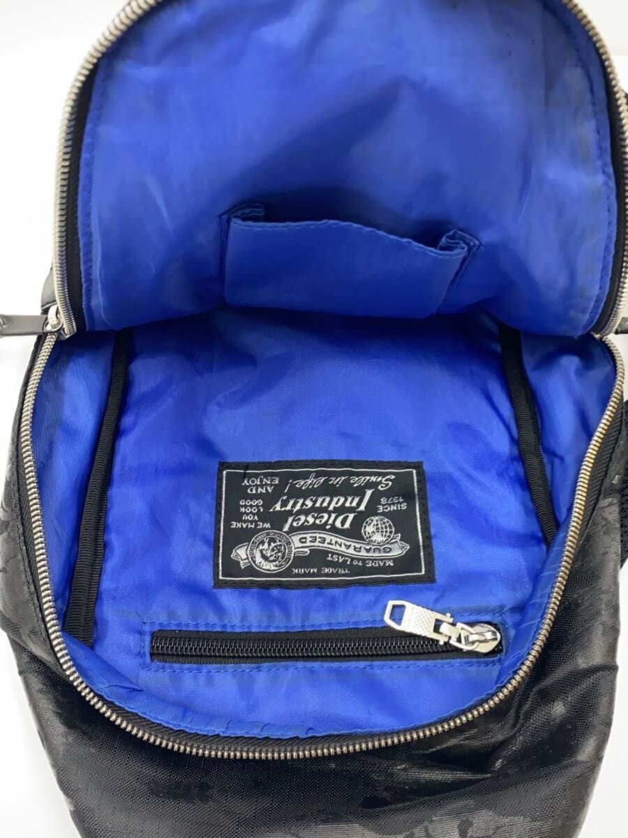 DIESEL shoulder bag -- BLK all-over pattern 6