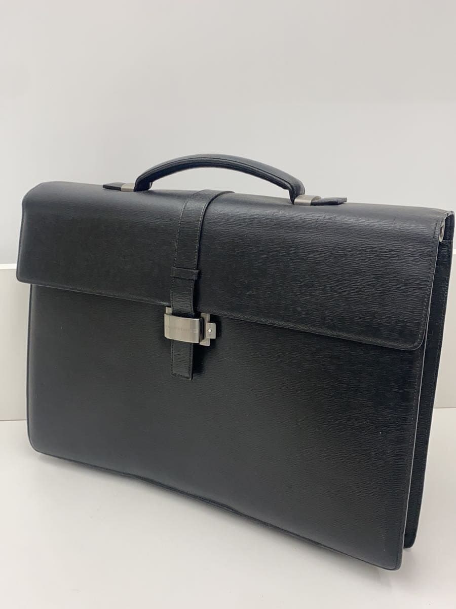 MONTBLANC Briefcase Leather BLK 2