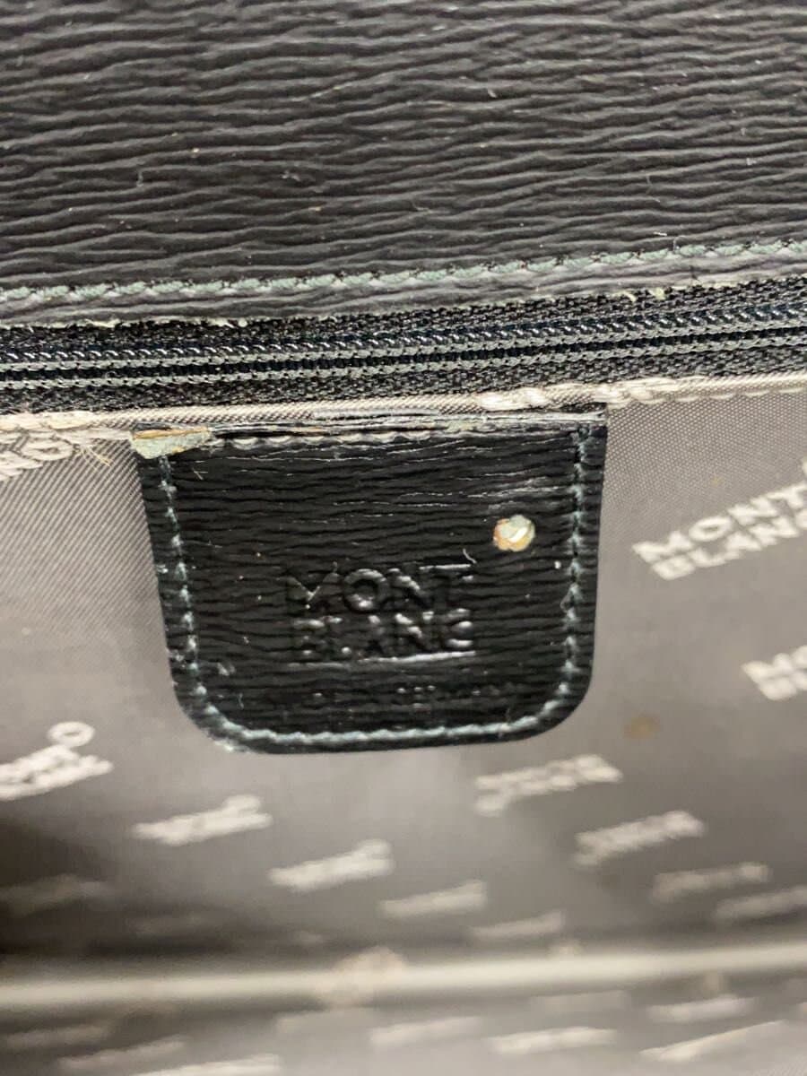 MONTBLANC Briefcase Leather BLK 5